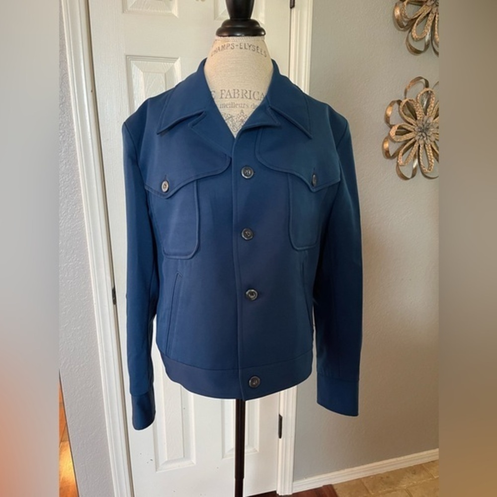 Anderson Little Men’s Vintage Blue Sports Coat Blazer Size 44